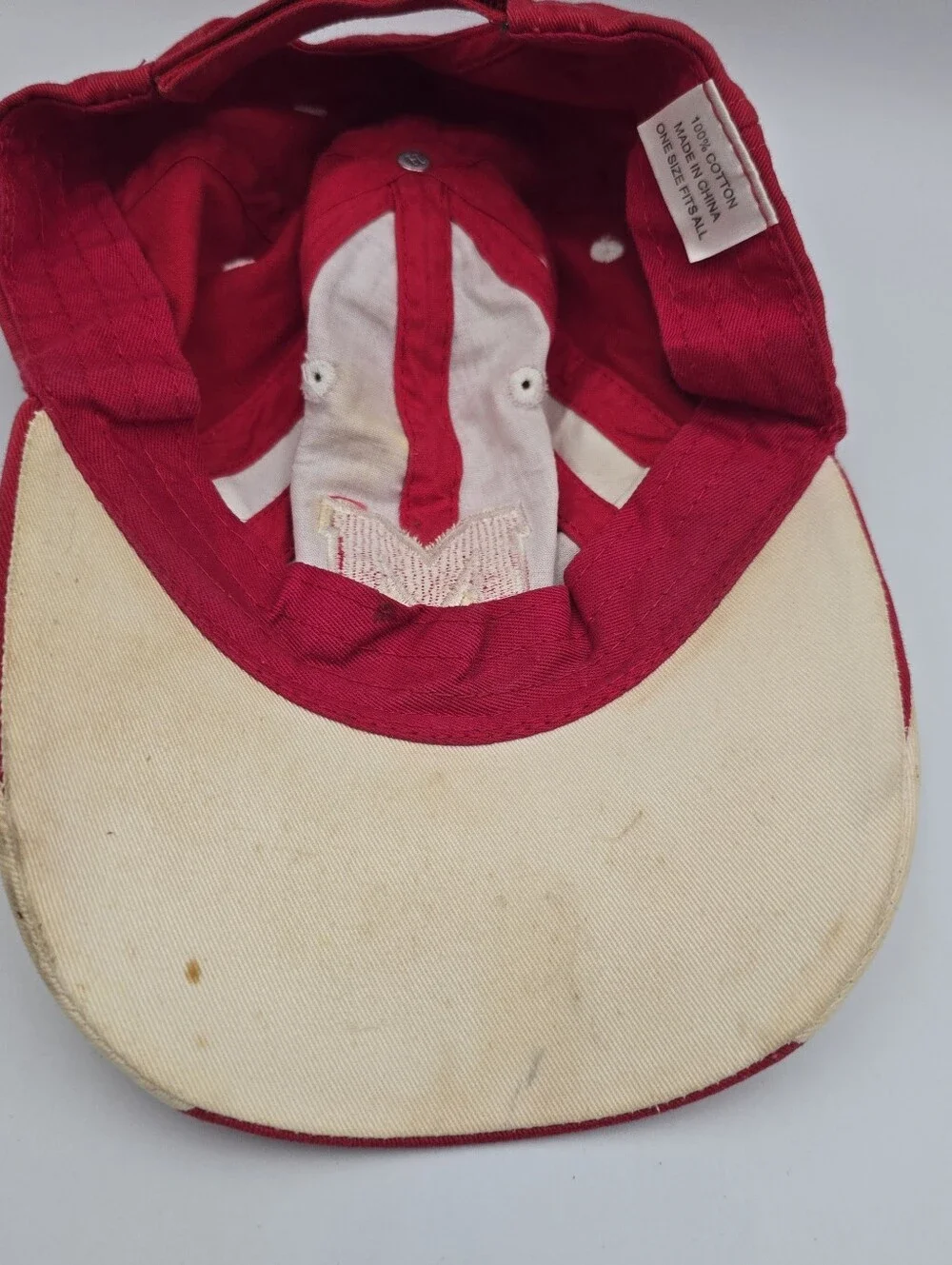 Unbranded Embroidered M Logo Adjustable Hat